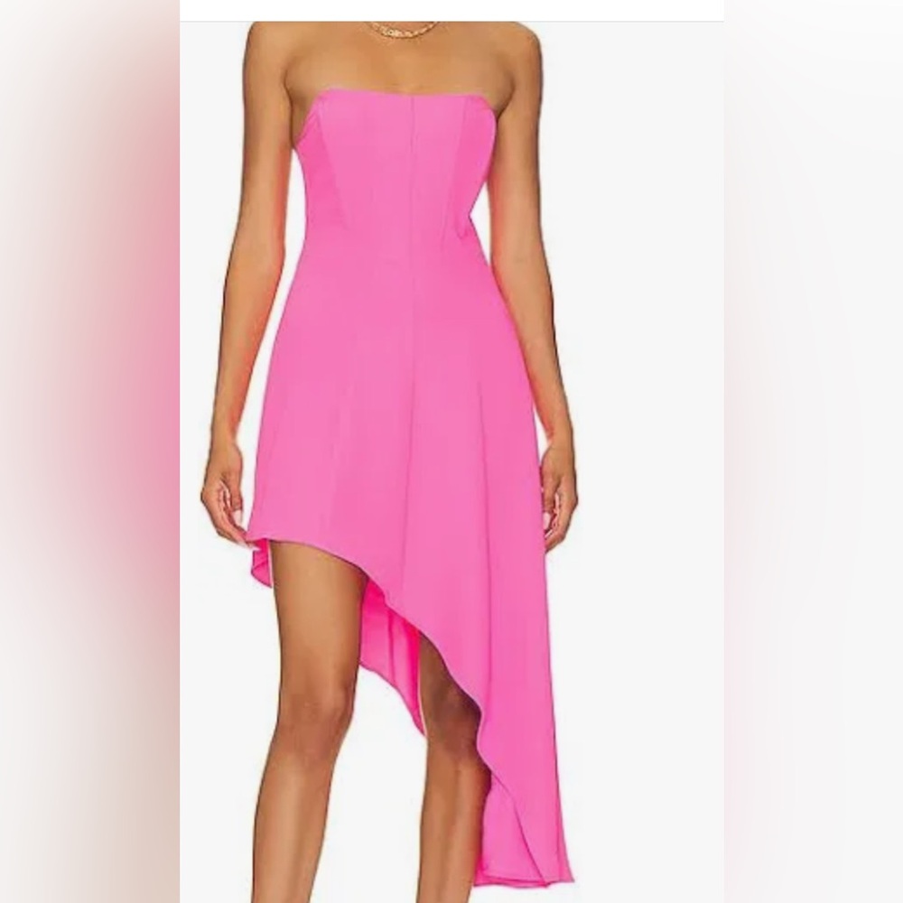 Amanda Uprichard Fuchsia Strapless Dress
